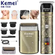 Kemei-1538 Hair Clippers/Shaver Razor Set Electric Cordless Beard Trimmer Barber