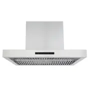 Crossray 900mm Stainless Steel Alfresco BBQ Twin Motor Rangehood Wall Mounted