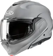 HJC F100 Solid Helmet, grey, Size XL for Men