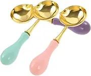 CORHAD 3pcs Paint Seal Wax Spoon Wax Letter Seal Kit Power Cream Burgundy Bar Melter Mark Device Cleaner Sealing Dimmable Press Worktop Portable Melts Adhesive Waxing Clip Aluminum Alloy