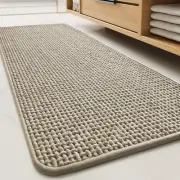 Soft Chenille Bath Mat Runner Long-Super Absorbent Bathroom Mat Quick Dry- Ru...
