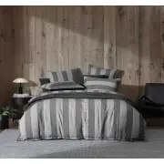 Private Collection Thatcher Charcoal Quilt Cover Set