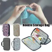 Knitting Needles Storage Bag Sewing Accessories Bag Knitting Kit Crochet Bag AU