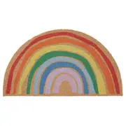 PILLEMARK door mat, indoor, rainbow, 50x90 cm