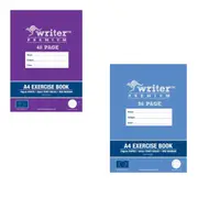 Writer Premium A4 Ruled Exercise Book 8mm - Circle Margin