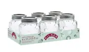 6x 400ml Strawberry Fruit Glass Preserve Jar Kilner Citrus Fruits Jam Chutney