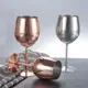 304不銹鋼金色紅酒杯大號高腳葡萄酒杯家用裝飾擺件歐式創意酒店
