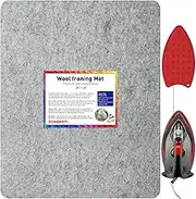 MOHOM 24" x 17" Wool Pressing Mat 100% New Zealand Felted Wool Ironing Mat Pad Blanket for Quilter, Sewing, Quilting Supplies and Notions