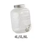 Glass Drink Dispenser for Parties Water Dispenser for Tea Fridge Anniversary