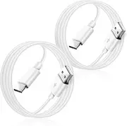 2 Pack 5ft USB A to USB C Charging Cable for iPhone 15 Pro Max 15 Plus Car Carplay USB C Type C Cord,iPad 4C 10th Gen iPad Pro iPad Air 5th 4th 6th Gen,Samsung Galaxy S24 S23 Syncing Cable Replacement