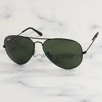 在飛比找Yahoo!奇摩拍賣優惠-Ray Ban 雷朋 太陽眼鏡 AVIATOR 飛行員 黑框