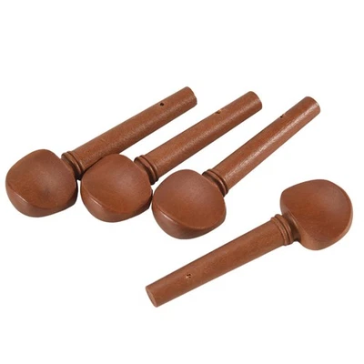 4Pcs 4/4 Size Fiddle Tuning Peg Set Jujube Wooden Replacement For 4/4 Size9166