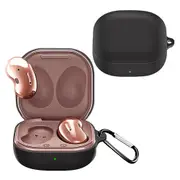 Silicone Protective Case Wireless Earphone Cover for Samsung Galaxy Buds2/ Buds Live/Buds Pro with Carabiner