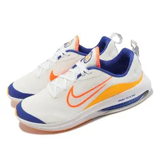 Nike 慢跑鞋 Air Zoom Arcadia 2 GS 大童鞋 女鞋 白 橙 氣墊 FD4637-181