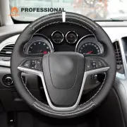 Carbon Fiber Leather Steering Wheel Cover Wrap for Buick Encore Verano Cascada