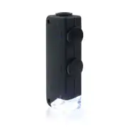 60-100X Mini Portable Microscope Jewelry Tester Magnifier LED Lamp