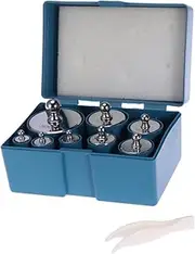 FOYTOKI Test Weights Balance Weight Set (10g 20gx2 50g 100gx2 200g 500g) Steel Calibration Kit