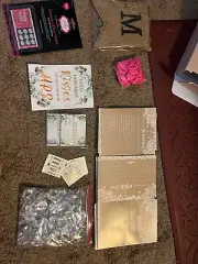 Novelty Bachelorette Party Lot games, scratch cards, kisses,sign,scatters tatoos