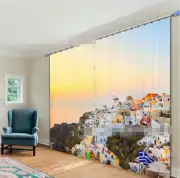 3D Sky town 55 Blockout Photo Curtain Printing Curtains Drapes Fabric Window AU