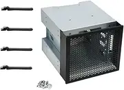 TINEASUR Bay Hard Disk Mounting Bracket for Drives Expandable Design for Enhanced Heat Dissipation Compatible Standard Computer Cases Easy Installation