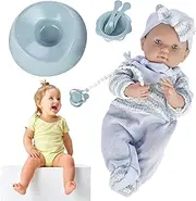Toddler Alive Dolls - Soft Toddler Dolls - Real Toddler Doll, Reborn Toddler, Reborn Dolls, Toddler Doll Accessories, Gift Set for Kids Boys and Girls from 18 Months Jmedic