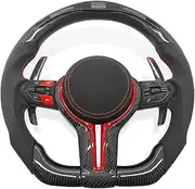 Customized LED Carbon Fiber Steering Wheel Compatible With BMW F06 F10 F20 F21 F22 F30 F31 F32 F34 F36 F80 F82 F87 F90 M3 M4 M5 M6(M3)