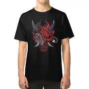 Cyberpunk Oni Demon T-shirt TEE