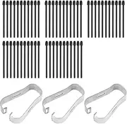 50pcs Pen Tips Replacement for Remarkable 2, Soft Marker Plus Tips with Tweezers Painting Writing Accessories Stylus Marker Pen Nib Replacements for Remarkable 1/2 Stylus Marker Plus