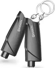 Window Breaker Seatbelt Cutter, Car Emergency Safety Keychain, Seat Belt Esca...