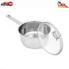 20cm Stainless Steel Saucepan with Aluminium Enscapsulated Base Dishwasher Safe