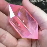 Venus Empath Energy Balancing DT Wand Point Pink Quartz 2in