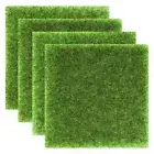 4Pcs Garden Lawn Artificial Turf Grass Outdoor Fake Grass Turf Fake Turf Garden