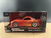 Jada Fast & Furious Orange JL5 Mazda RX-7, 1:32, COMB SHIP $1 PER MULT