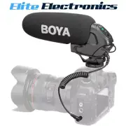 Boya BY-BM3030 On Camera Shotgun Microphone w/ 3.5mm Headphone Jack