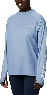 [Columbia] Women's Tidal Deflector Zero Mock LS