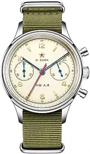 [Sugess] Seagull 1963 ST1901 Venus 38mm Chronograph Sapphire, Display Back, 2 Straps BNIB