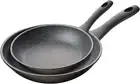 Pyrolux Pyrostone 2-Piece Non-Stick Fry Pan/Skillet Set, 24 & 30 cm, Black