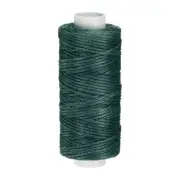 Flat Leather Sewing Waxed Thread, 55 Yards / 50m 0.8mm 150D, Dark Green