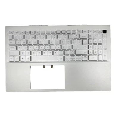 New For Dell Inspiron 15 5505 Palmrest W/Backlit Keyboard 15.6" 06XCC3 Silver US