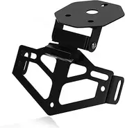 2023 Motorcycle License Plate Holder Compatible with CF Moto 450SR 450NK 450SS 2022 2024 450 SR SS NK LED Turn Signal Light Tail Tidy Fender(Black B)