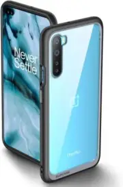 SUPCASE for OnePlus Nord (2020), Thin Back Case Flexible Shockproof Cover BLACK
