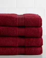 Superior Solid Soft 4pc Absorbent Bath Egyptian Cotton Towel Set