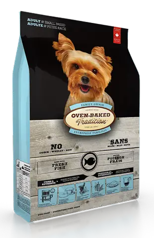 【犬飼料】Oven-Baked烘焙客 成犬-深海魚配方 - 小顆粒 12.5磅(5.6公斤)