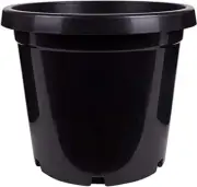 Growers Indoor Seedling Plant Pot, Black, 300 Mm Size