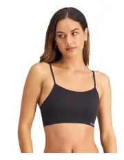 Lovable Seamless Crop Top Bra in Black