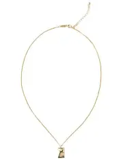 [Mocha] Elly Lou May Flower Necklace in Light Gold