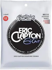 Martin MEC12 Clapton's Choice Phosphor Bronze Acoustic Guitar Strings, Light