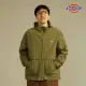 【Dickies】男款軍綠色府綢多口袋防風連帽休閒外套｜DK012456MGR