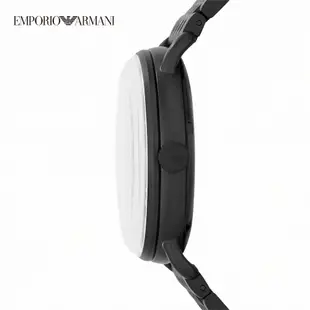 Emporio Armani Aviator 飛行者鏤空機械手錶 黑色不鏽鋼錶帶 43MM AR60025
