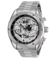 Invicta Speedway Men's 50mm Skeleton Dial Silver Miyota Chronograph Watch 30036